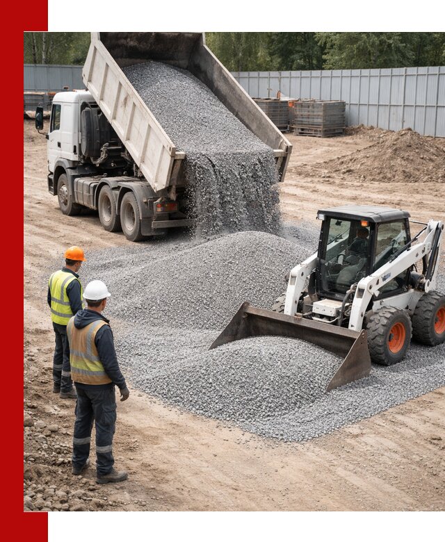 Доставка и продажа гранитного щебня фракции 0-5 в Южно-Сахалинске