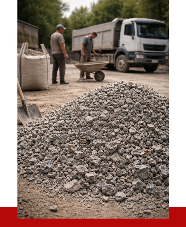 Гранитный щебень фракция 20-40 в Южно-Сахалинске от 3306 руб. ПРОНЕРУДЮжн