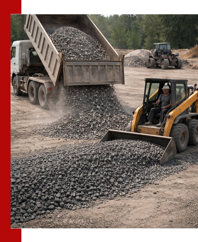 Гранитный щебень фракция 40-70 с доставкой в Южно-Сахалинске