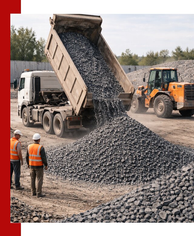 Доставка и продажа щебня габбро-диабаза в Южно-Сахалинске