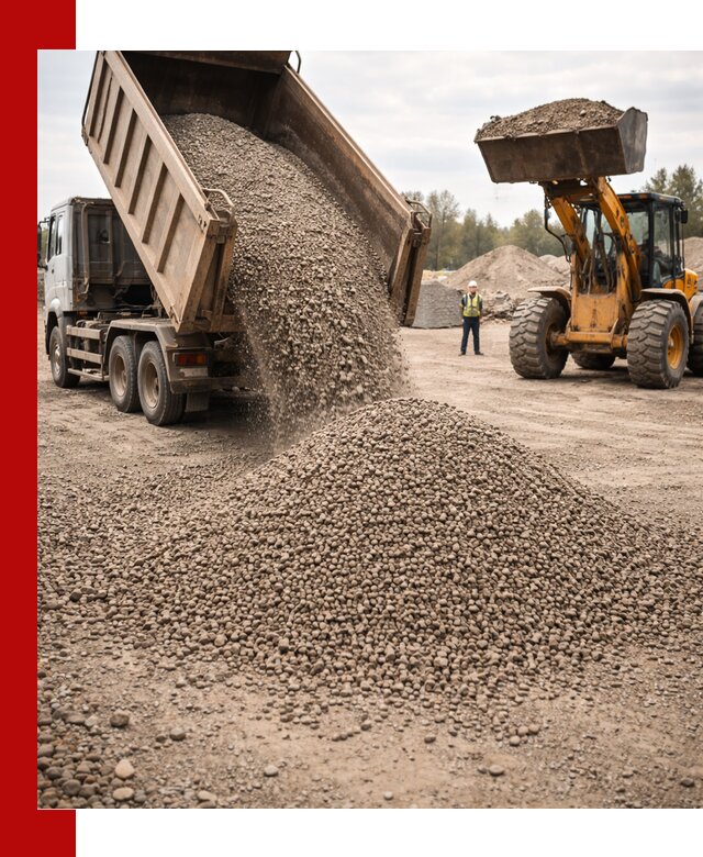 Гравийный щебень фракция 3–10 с доставкой в Южно-Сахалинске