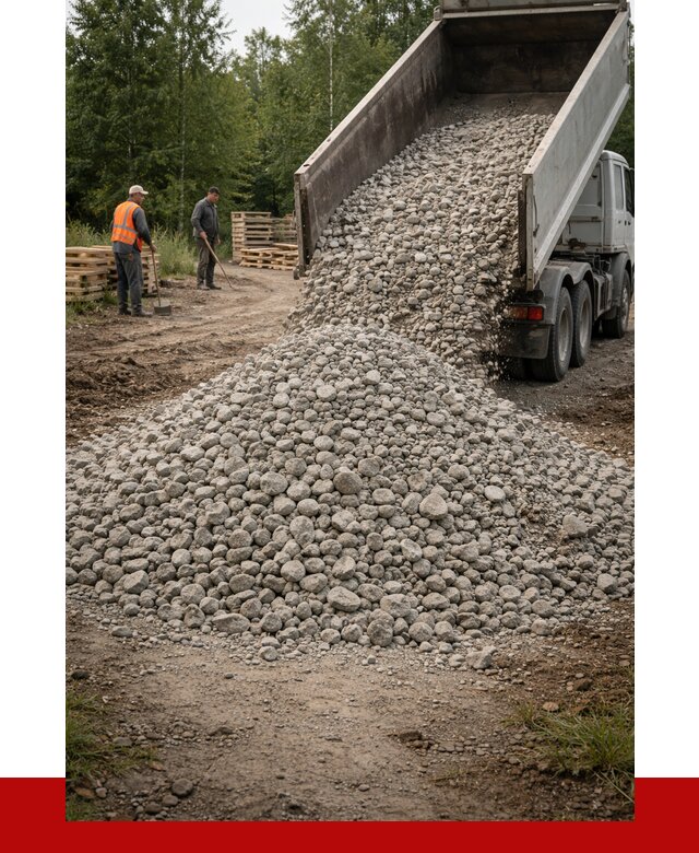 гравийный щебень фракция 70-120 в Южно-Сахалинске от 2531 р. ПРОНЕРУДЮжн