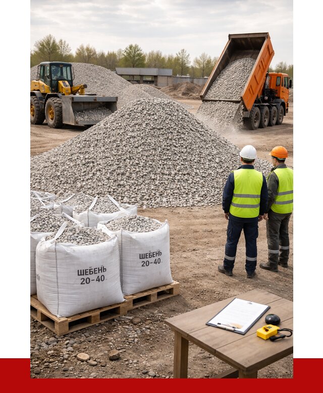 Известняковый щебень 20-40 в Южно-Сахалинске от 2170 р. ПРОНЕРУДЮжн