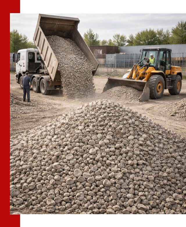 Доломитовый щебень фракции 20–41 с доставкой в Южно-Сахалинске