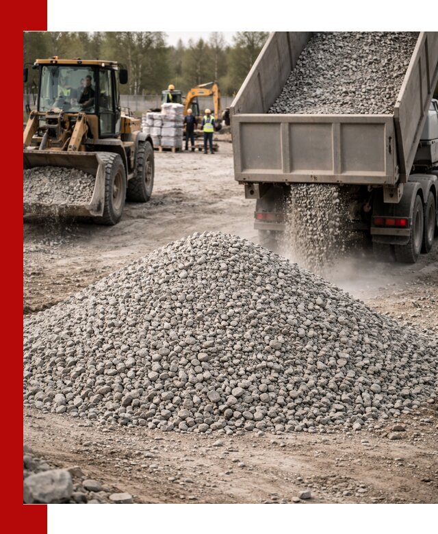 Вторичный щебень фракции 5-20 в Южно-Сахалинске — доставка и продажа крупнотоннажно