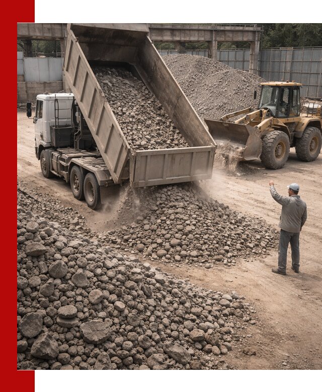 Вторичный щебень фракция 20-40 с доставкой в Южно-Сахалинске