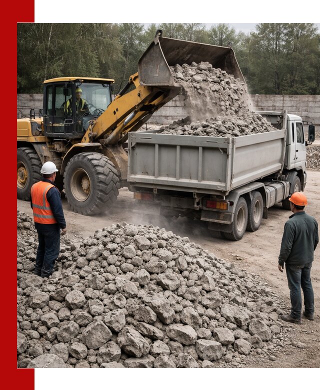 Вторичный щебень фракция 70–150 в Южно-Сахалинске с доставкой