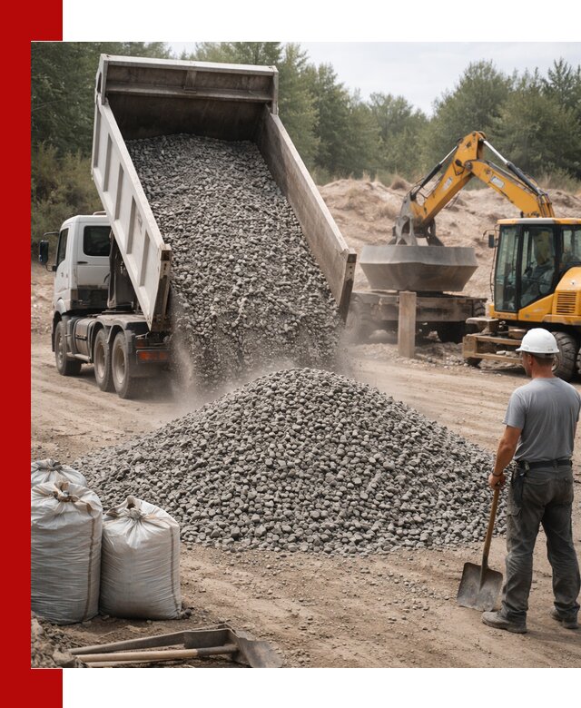 Доставка и продажа бетонного щебня в Южно-Сахалинске