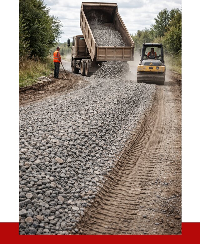Щебень для отсыпки дороги в Южно-Сахалинске от 2789 р. ПРОНЕРУДЮжн