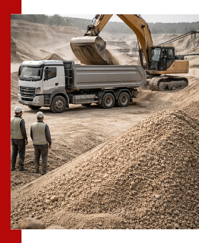 Карьерный крупнозернистый песок с доставкой в Южно-Сахалинске