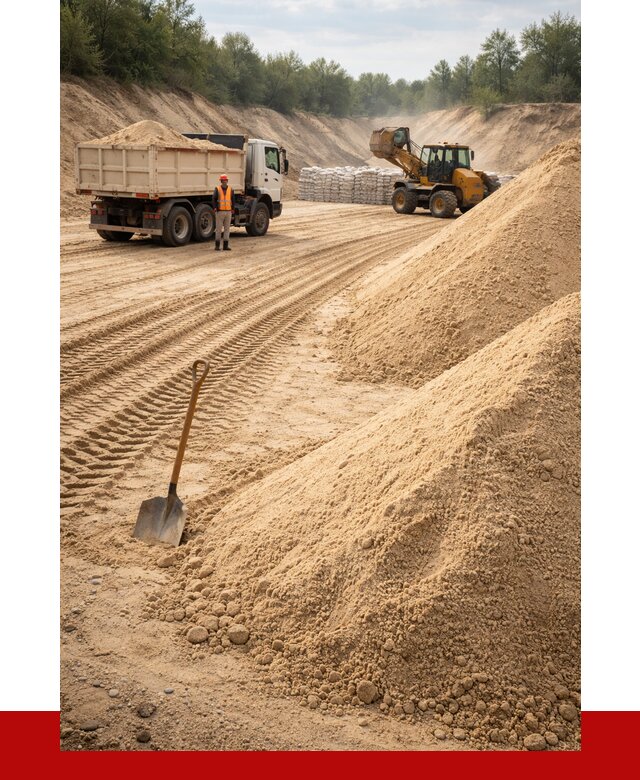 Карьерный песок мелкозернистый в Южно-Сахалинске от 9298 р. | ПРОНЕРУДЮжн