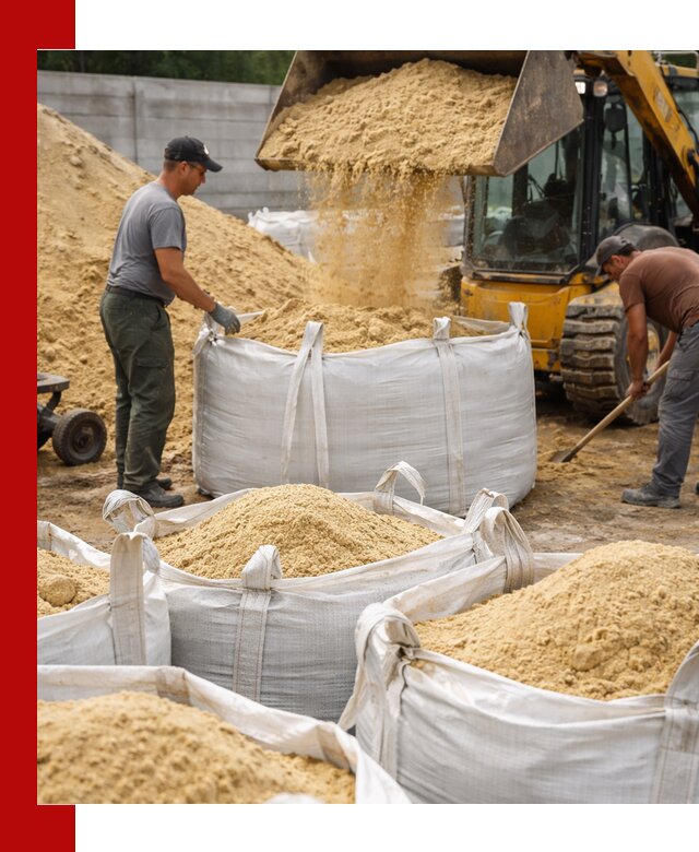Поставка качественного песка для кладки в Южно-Сахалинске