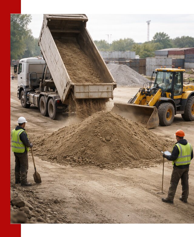 Доставка и продажа пескогрунта оптом и в розницу в Южно-Сахалинске