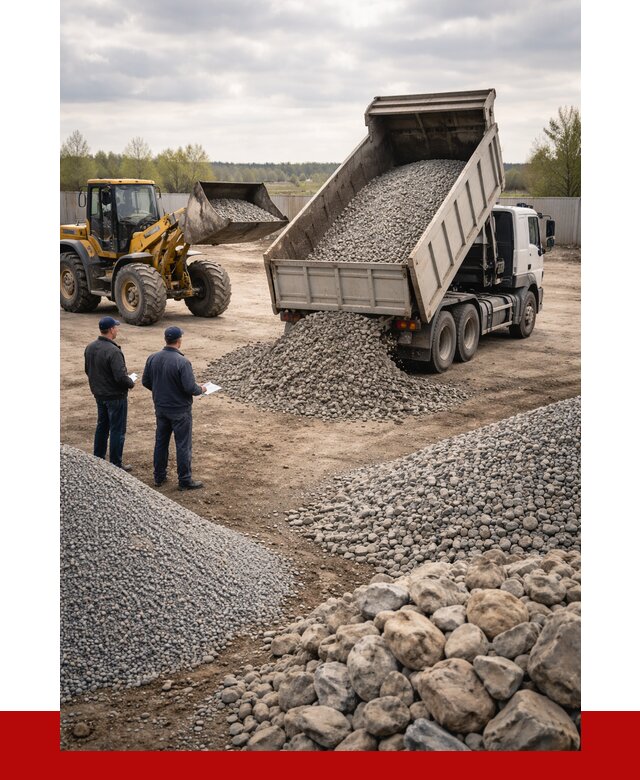 Гравий и камень с доставкой в Южно-Сахалинске от 4339 р. - ПРОНЕРУДЮжн