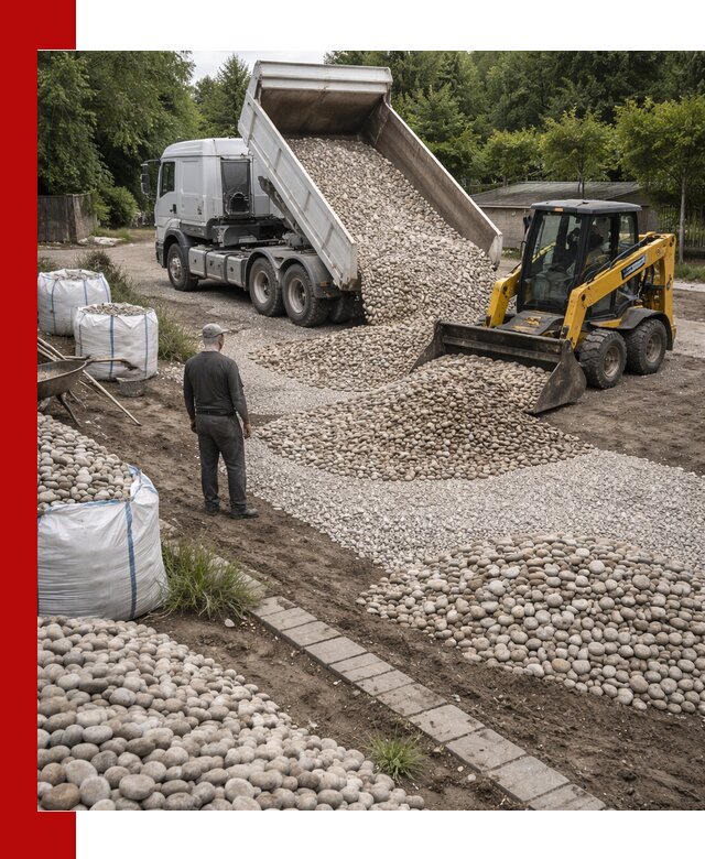 Доставка морской гальки оптом и в розницу в Южно-Сахалинске