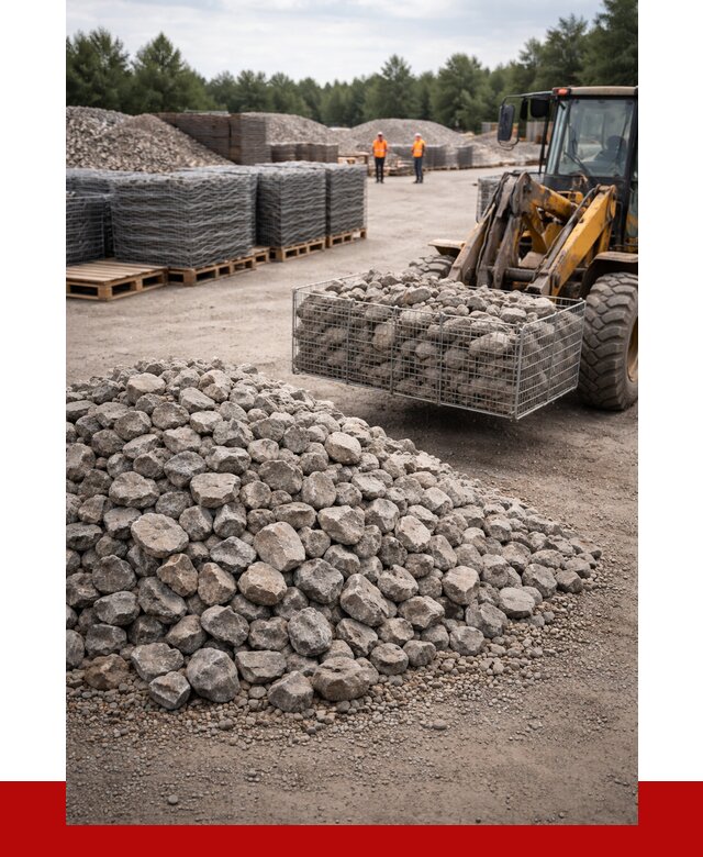 Камень для габионов фракция 70-150 в Южно-Сахалинске от 4339 р. | ПРОНЕРУДЮжн