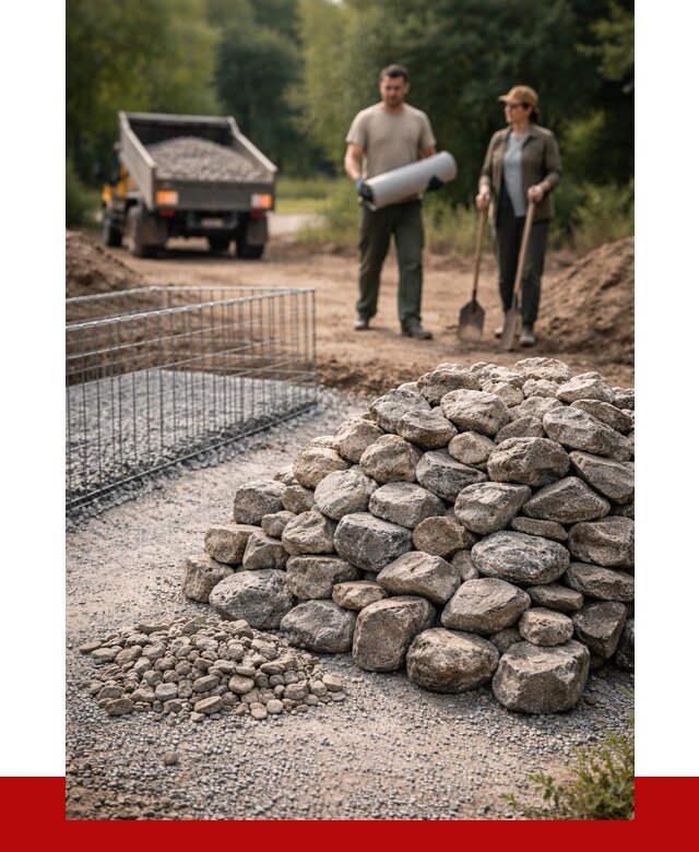 Камень для габионов фракция 100-200 в Южно-Сахалинске от 4959 р. | ПРОНЕРУДЮжн