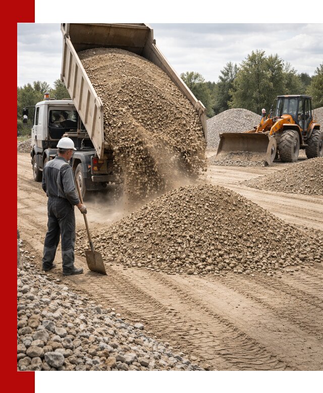 Доставка щпс С3 в Южно-Сахалинске самосвалами и бортовыми грузовиками