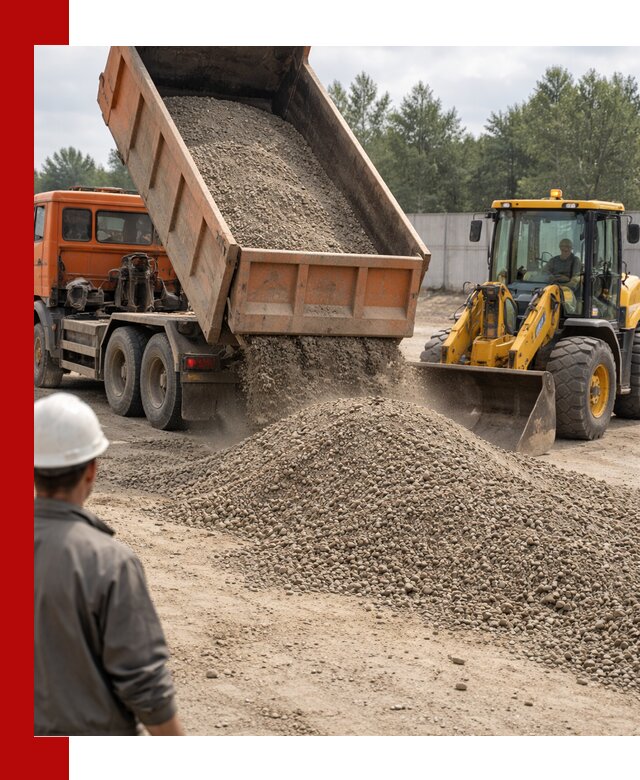 Доставка щпс С8 самосвалами в Южно-Сахалинске от производителя