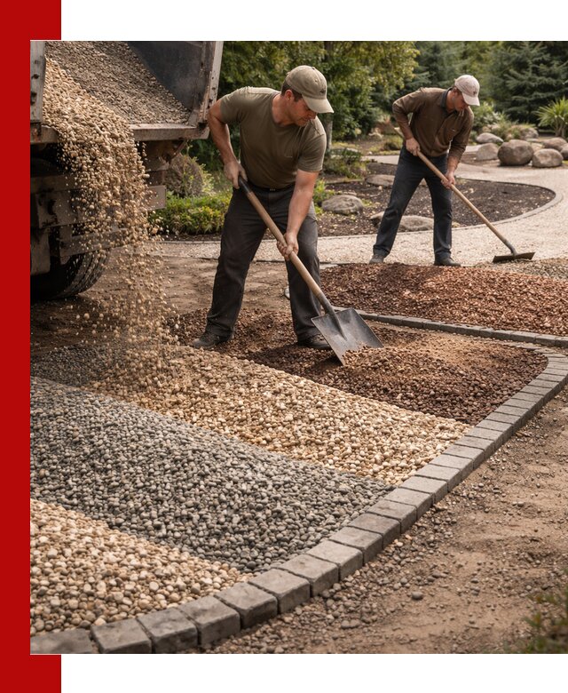 Декоративная крошка для ландшафта в Южно-Сахалинске — продажа и доставка