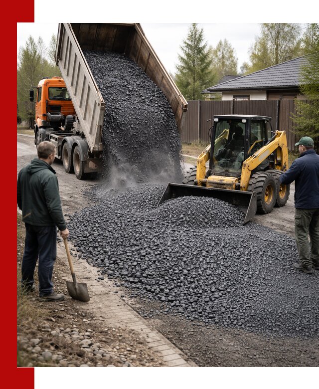 Крошка габбро с доставкой в Южно-Сахалинске для строительных работ