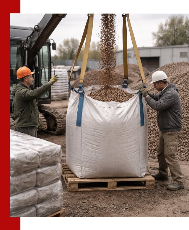 Керамзит в биг-бегах с доставкой в Южно-Сахалинске