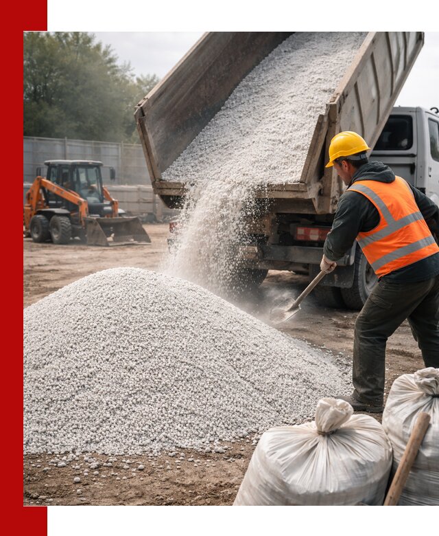 Доставка перлита вспученного в Южно-Сахалинске оптом и в розницу
