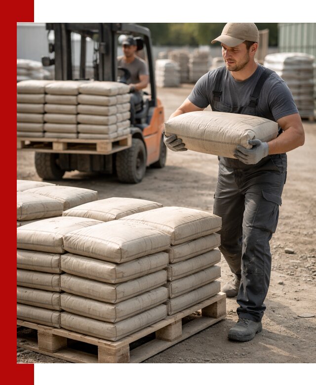 Доставка цемента в мешках оптом и в розницу в Южно-Сахалинске