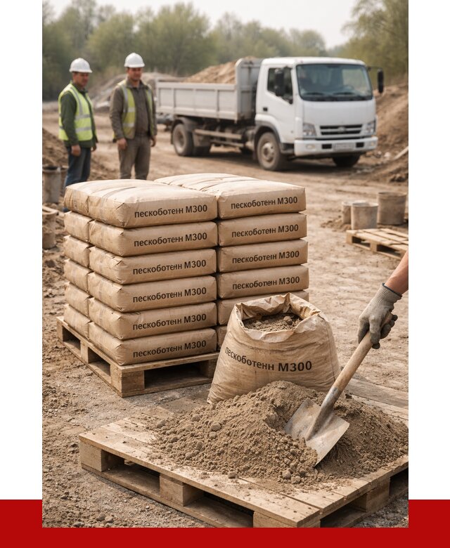Пескобетон М300 в Южно-Сахалинске с доставкой от 4804 р. за куб | ПРОНЕРУДЮжн