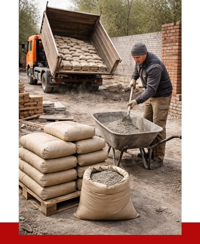 Купить сухую смесь для кладки в Южно-Сахалинске от 1240 р. | ПРОНЕРУДЮжн