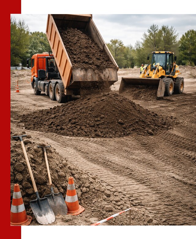 Поставка и доставка планировочного грунта в Южно-Сахалинске