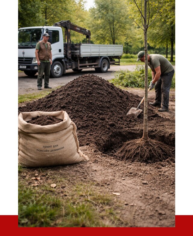 Грунт для посадки деревьев в Южно-Сахалинске от 1240 р. | ПРОНЕРУДЮжн