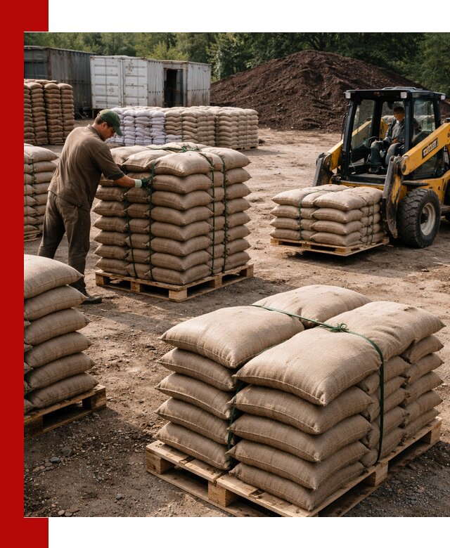 Доставка торфа в мешках по выгодным ценам в Южно-Сахалинске