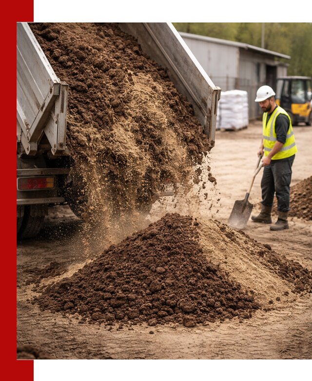 Доставка торфо-песчаной смеси в Южно-Сахалинске для строительства и озеленения