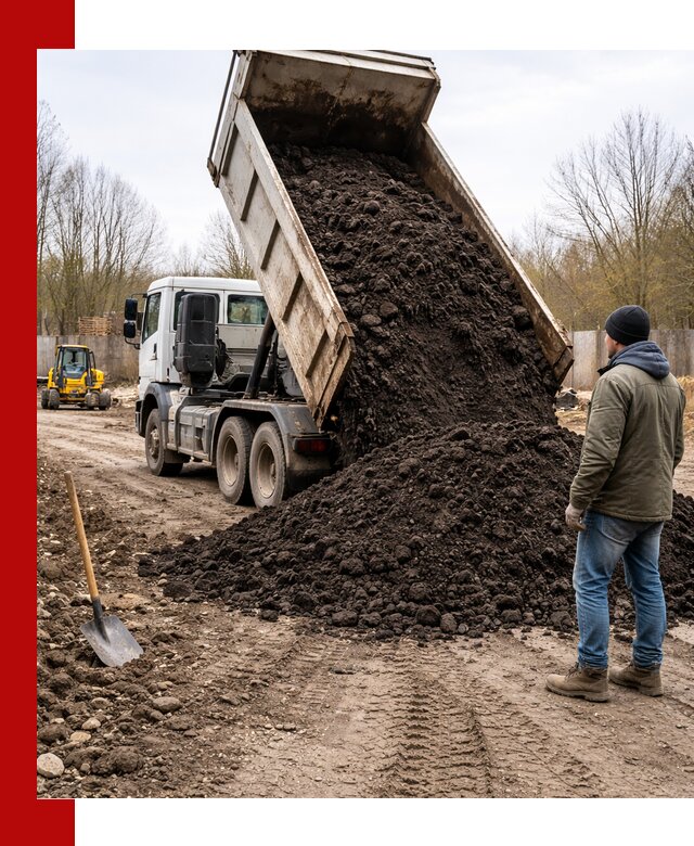 Доставка чернозема навалом в Южно-Сахалинске быстро и выгодно