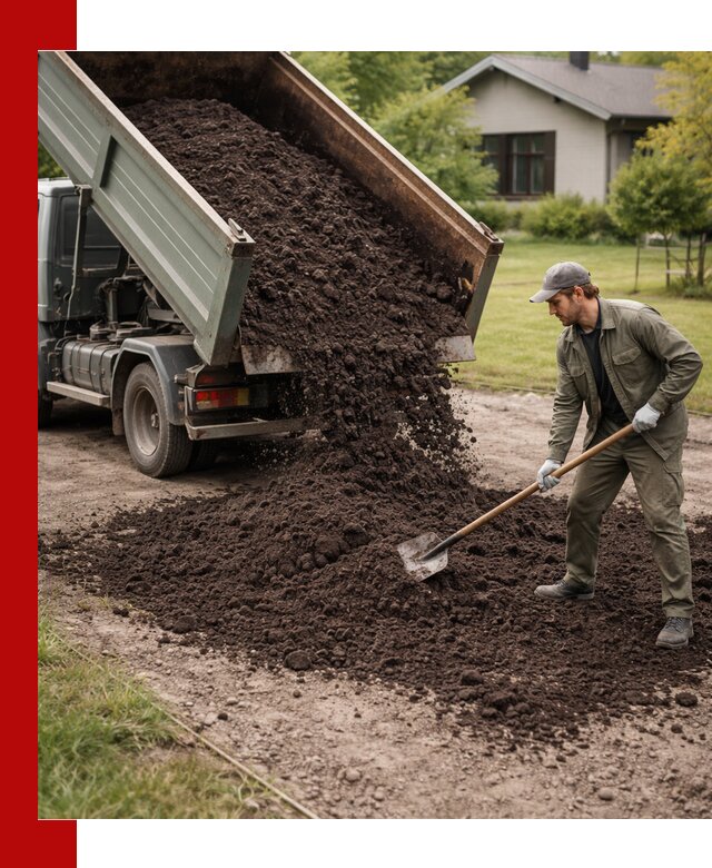 Чернозем для газона с доставкой в Южно-Сахалинске быстро и качественно