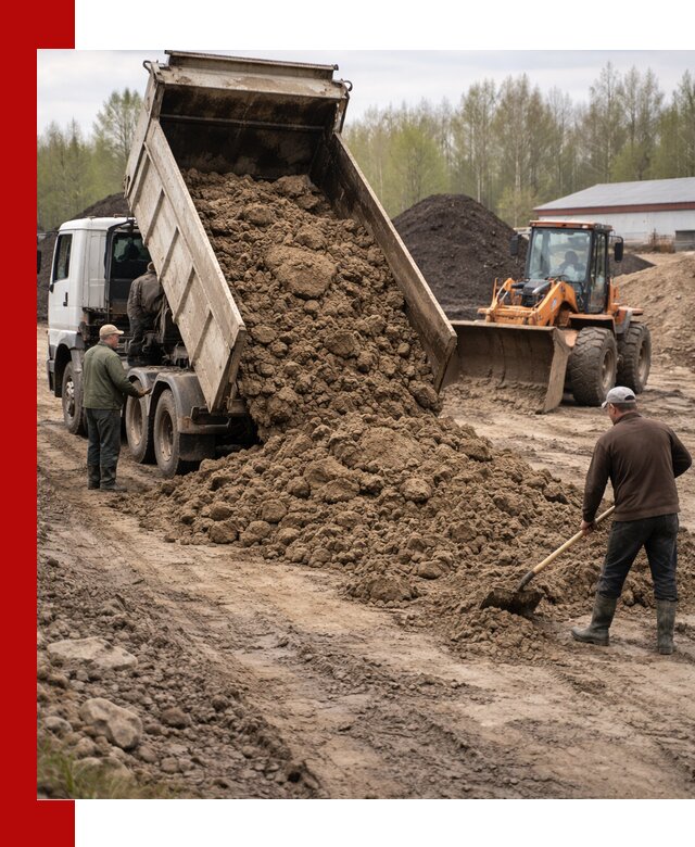 Доставка глин и суглинков в Южно-Сахалинске оптом и вкрай