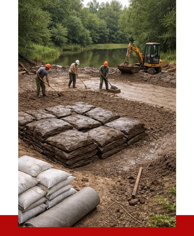 Купить глину для пруда в Южно-Сахалинске от 4649 р. с доставкой | ПРОНЕРУДЮжн