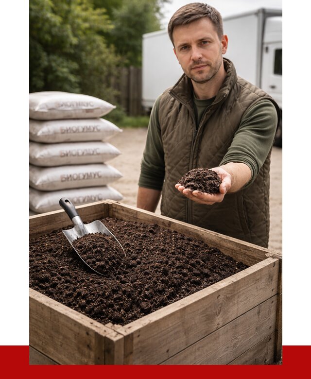 Купить биогумус в Южно-Сахалинске с доставкой от 8781 р. за куб | ПРОНЕРУДЮжн