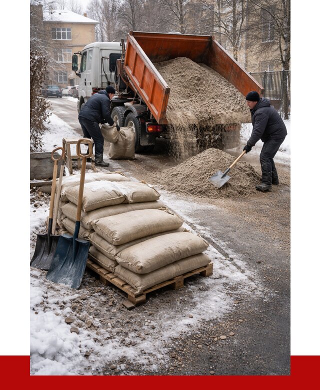 Противогололедные материалы оптом в Южно-Сахалинске от 4339 р. | ПРОНЕРУДЮжн