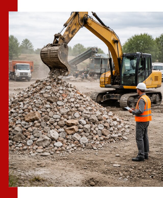Доставка и вывоз строительного боя в Южно-Сахалинске