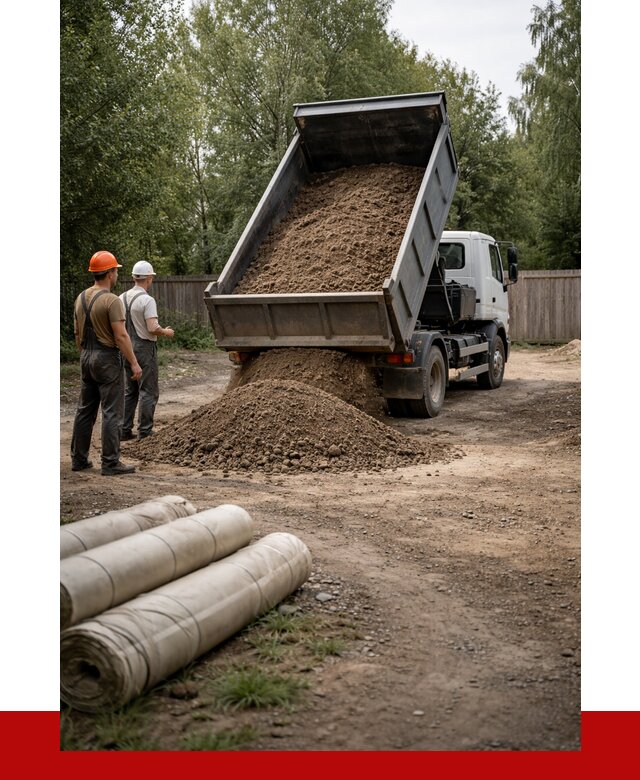 Доставка сыпучих материалов самосвалом в [cvi] от 4339 р. | ПРОНЕРУДЮжн