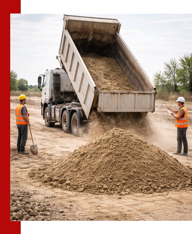 Доставка самосвалом 15 кубов в Южно-Сахалинске за город и по городу