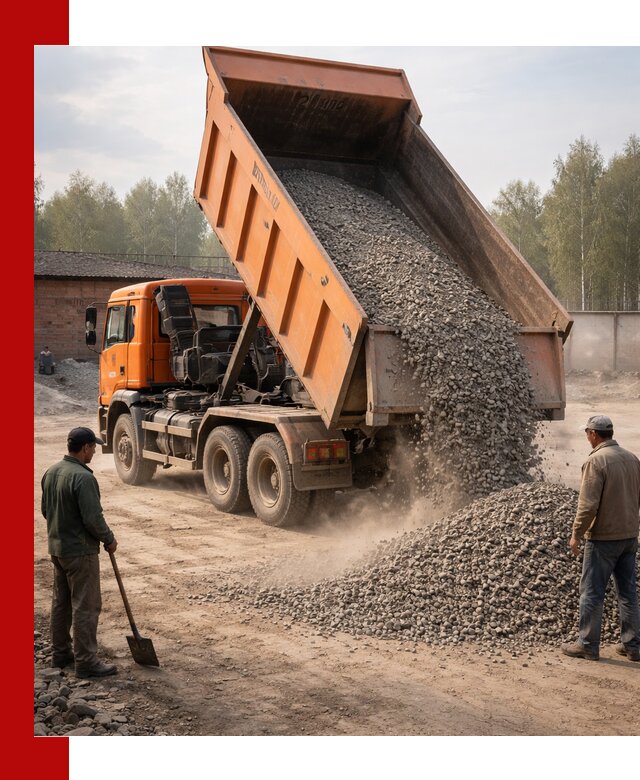 Доставка самосвалом 20 м3 в Южно-Сахалинске быстро и надежно