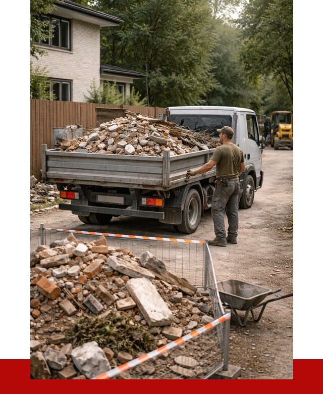 Вывоз строительного мусора с погрузкой в Южно-Сахалинске от 7748 р | ПРОНЕРУДЮжн