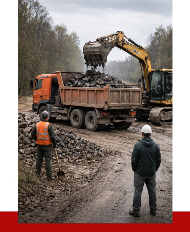 Вывоз асфальта в Южно-Сахалинске от 4649 р. самосвалом ПРОНЕРУДЮжн